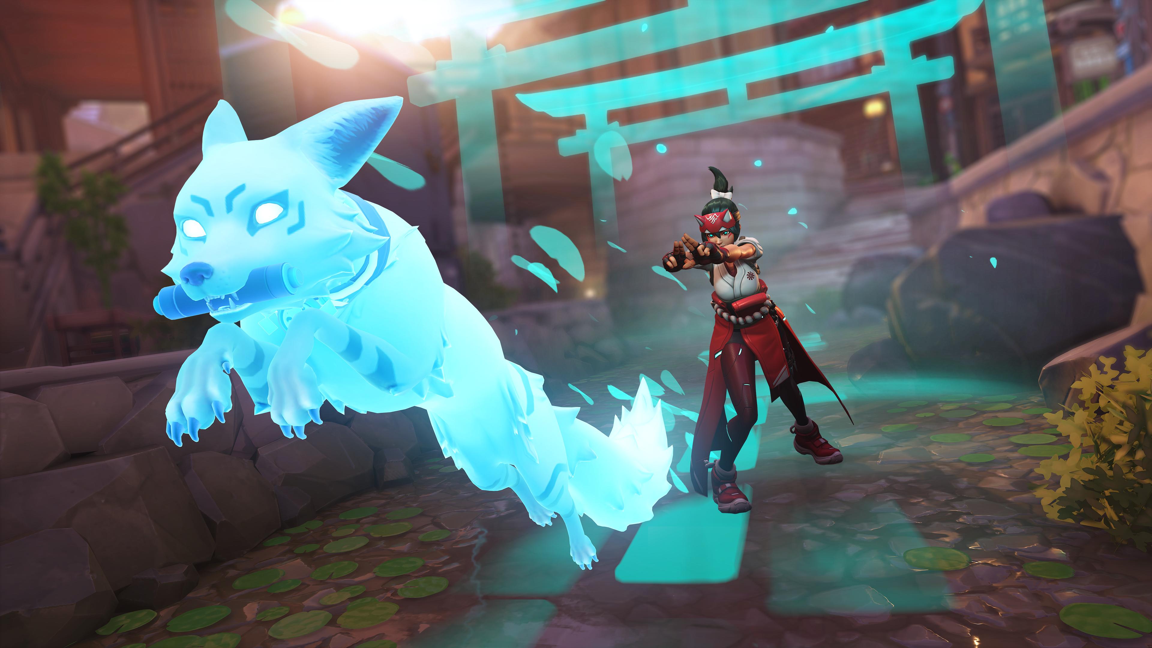Kiriko (Sally Amaki) unleashes her kitsune in Overwatch 2 (2022), Activision Blizzard