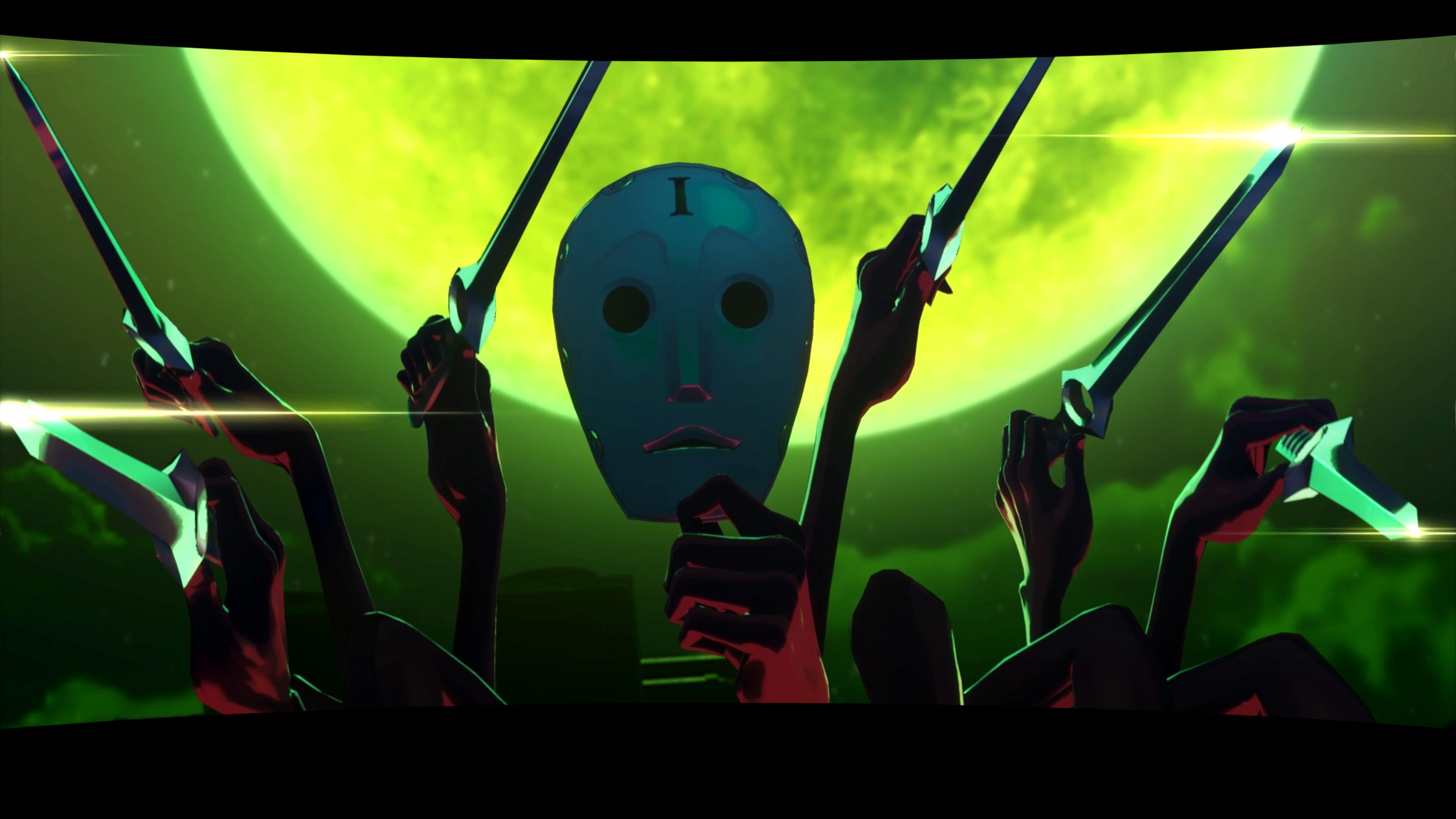 The Arcana Magician backed by the full moon in Persona 3 Reload (2024), Atlus USA