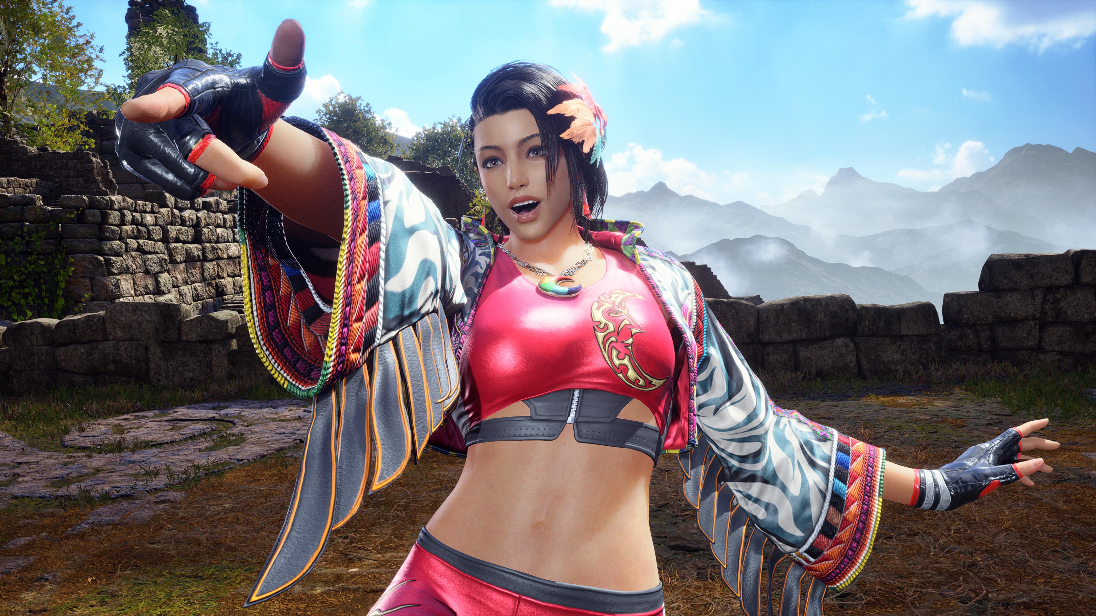 Azucena Milagros Ortiz Castillo (Marisa Contreras Zapata) makes her series debut in Tekken 8 (2024), Bandai Namco