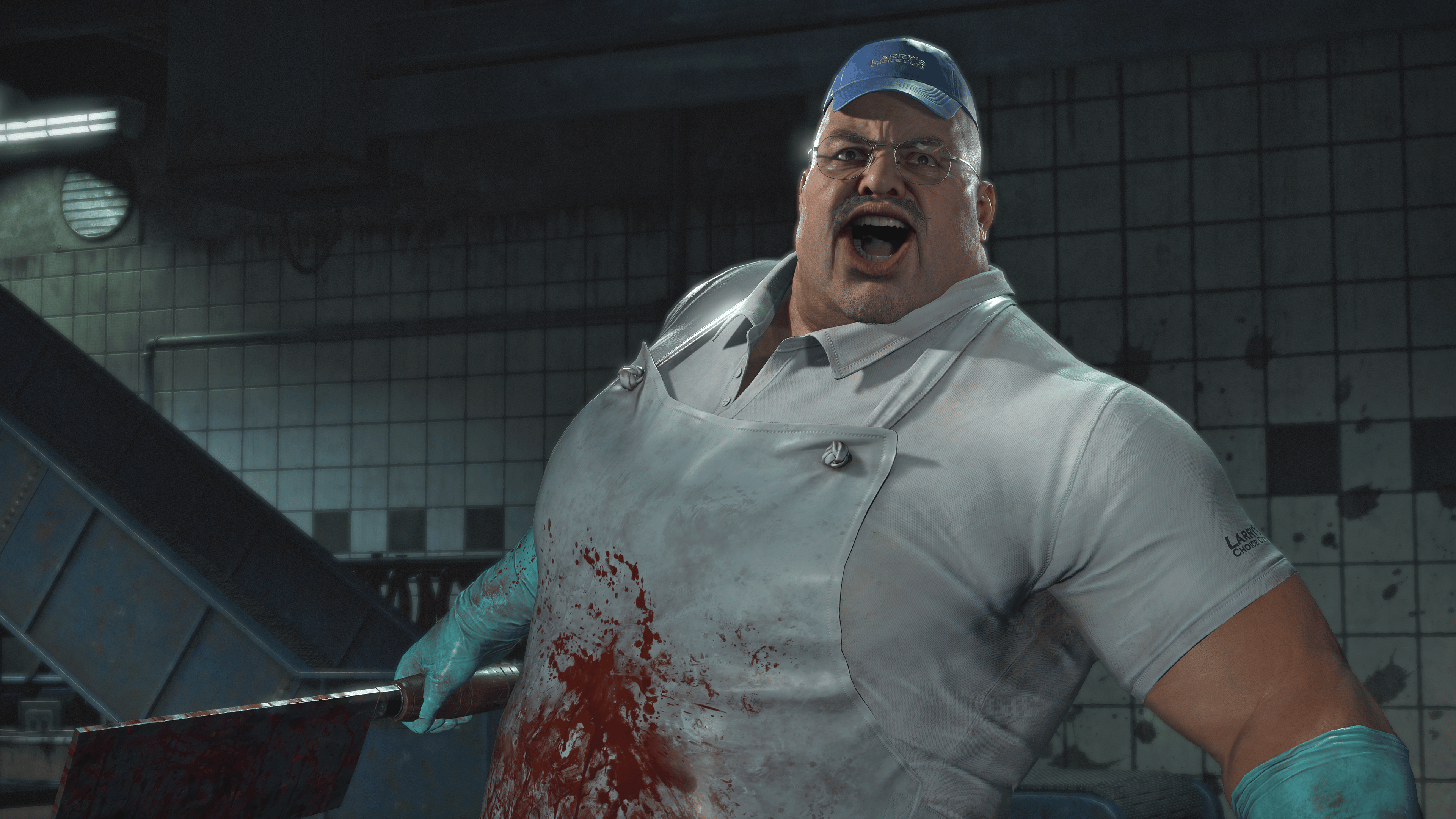 Larry Chiang (TBA) bays for blood in Dead Rising Deluxe Remaster (2024), Capcom