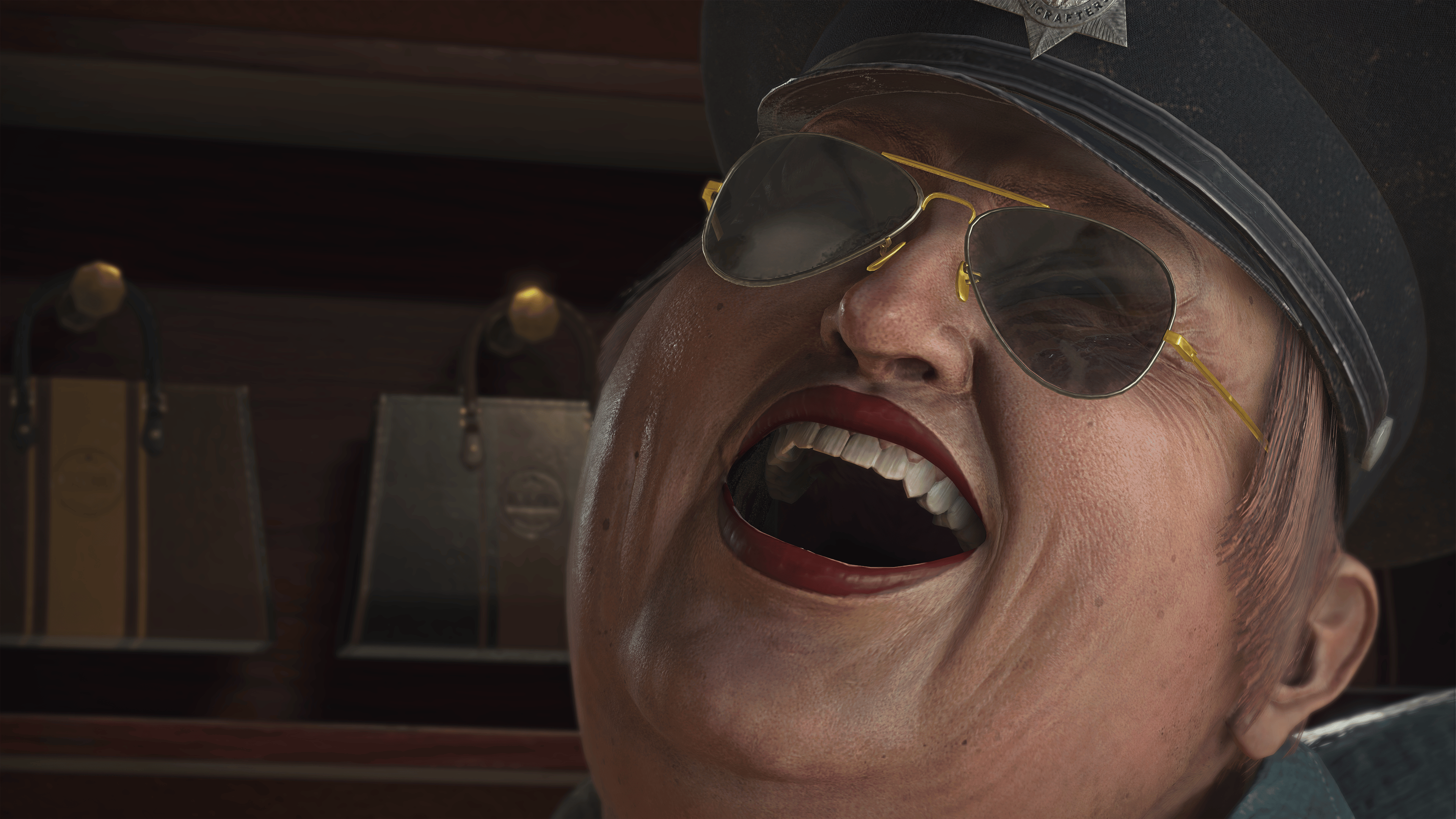 Jo Slade (TBA) laughs maniacally in Dead Rising Deluxe Remaster (2024), Capcom