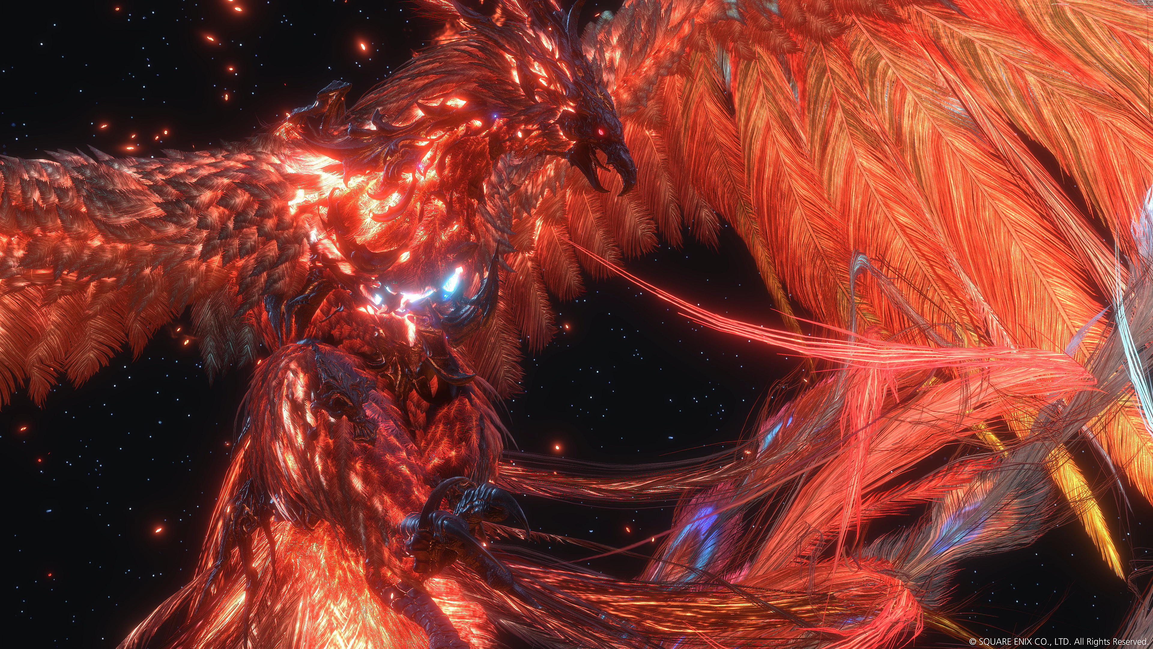 Joshua Rosfield struggles with Phoenix Dominant power in Final Fantasy XVI (2023), Square Enix