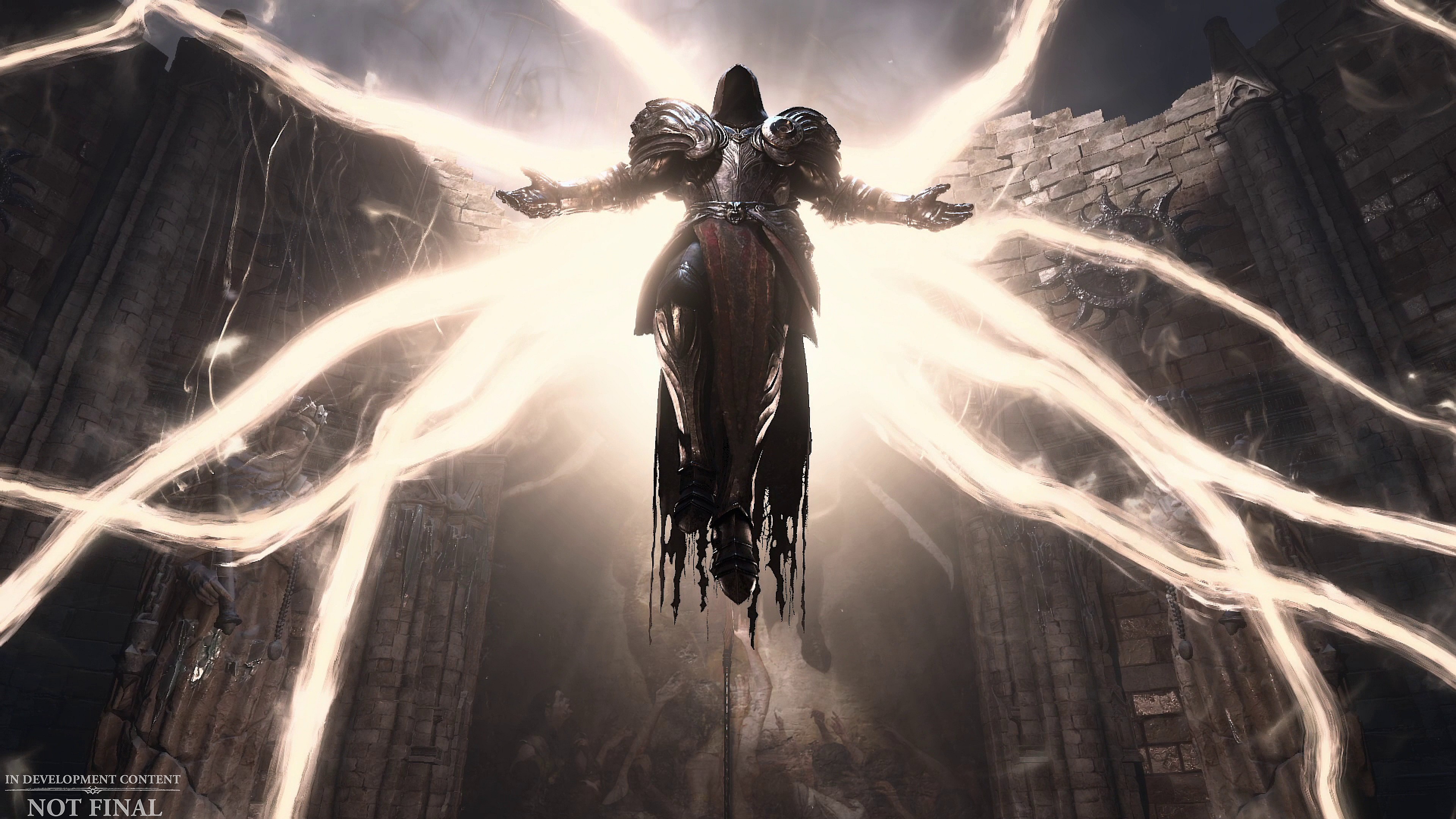 The angel Inarius unleashes his divine power via Diablo IV (2023), Blizzard Entertainment