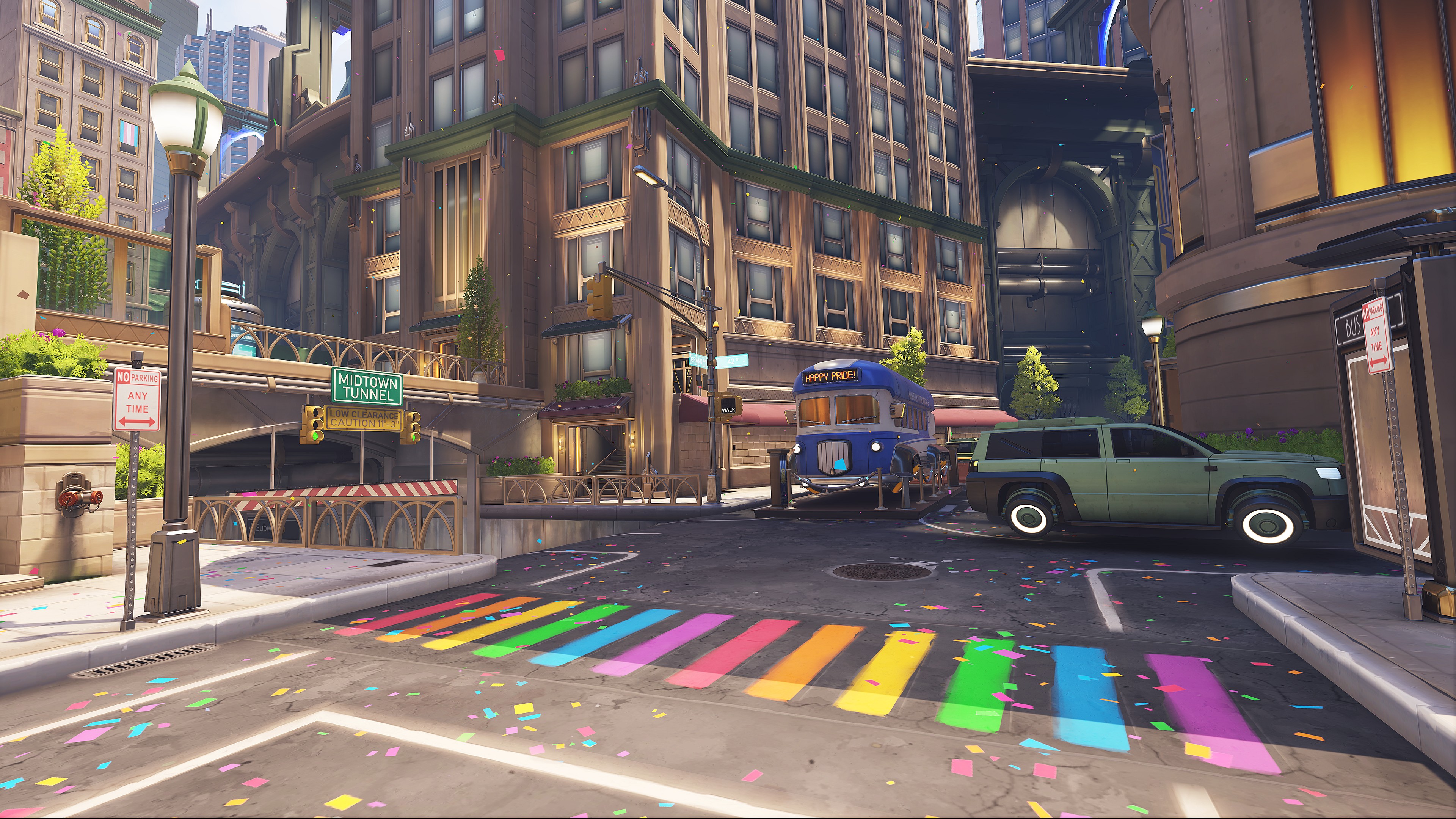 A photo of Tracer (Cara Theobold) and her girlfriend Emily appears in Watchpoint: Gibraltar as part of Pride Month celebrations in Overwatch 2 (2022), Blizzard Entertainment