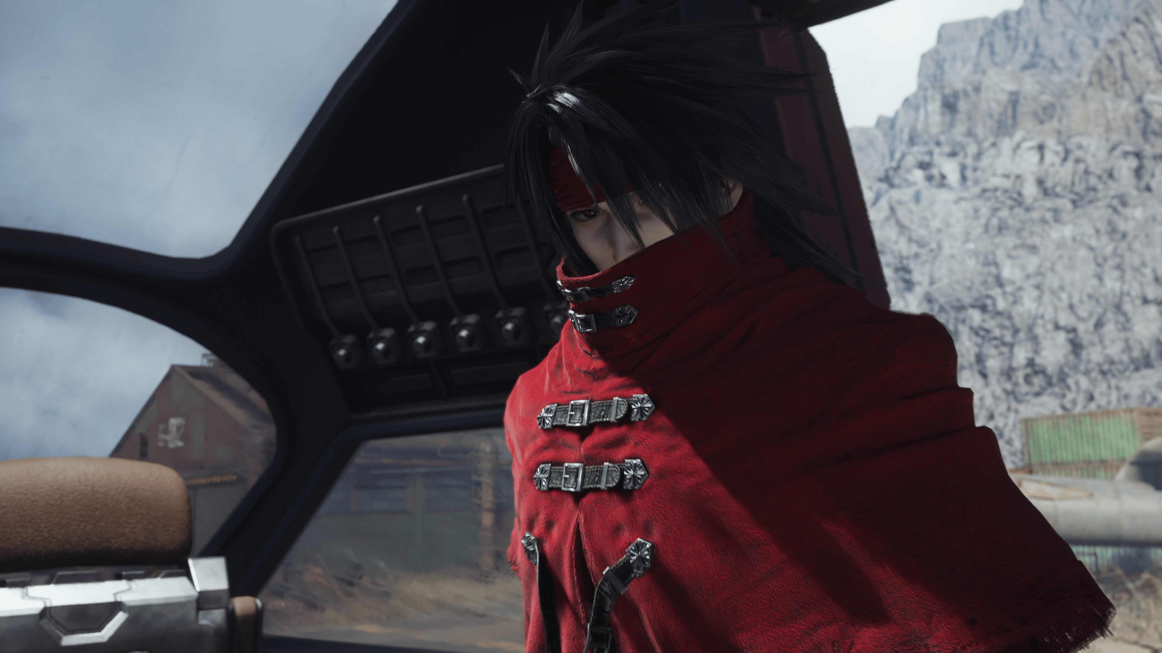Vincent Valentine (Shôgo Suzuki) boards the Highwind in Final Fantasy VII Rebirth (2023), Square Enix