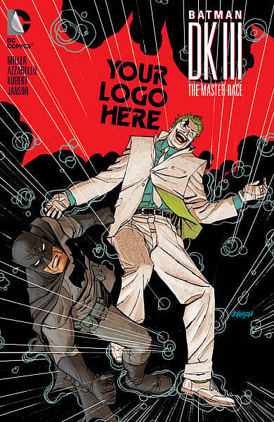 Dark Knight III: The Master Race Variant Cover by Dave Johnson