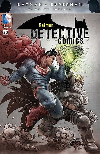 DC Reveals Batman v Superman Polybag Variant Cover for Detective Comics #50