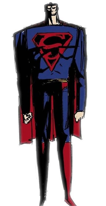 Superman-Design By Samurai Jack Creator