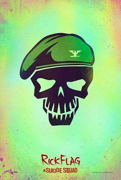 Suicide Squad Rick Flag Movie Poster