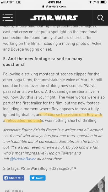 Disney Spoils Major Star Wars: The Rise of Skywalker Mystery Regarding ‘Dark Rey’