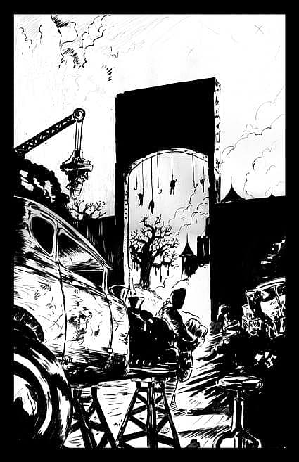 Stitch and Merc's Junkyard from The Showdown