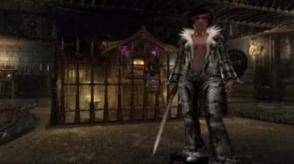 Oyu (Yoko Somi) shows off her new digs in Onimusha 2: Samurai's Destiny (2002), Capcom