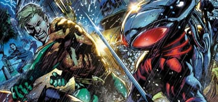 Aquaman and Black Manta - Art by Ivan Reis - DC Comics