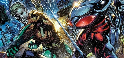 Aquaman and Black Manta - Art by Ivan Reis - DC Comics