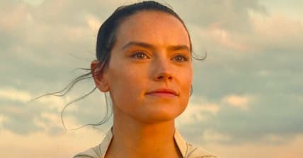 Rey Palpatine (Daisy Ridley) appropriates the Skywalker name in Star Wars Episode IX: The Rise of Skywalker (2019), Lucasfilm