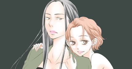 Tanaka and Kurahashi strike a pose on Ashihara Hinako's cover art to Petit Comic (2024), Shogakukan