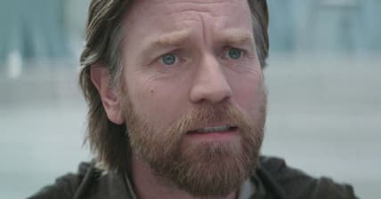 Obi-Wan (Ewan McGregor) bids farewell to Princess Leia (Vivien Lyra Blair) in Obi-Wan Kenobi Season 1 Episode 6 (2022), Disney Plus