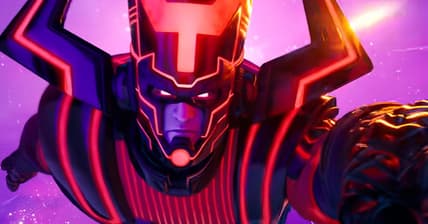 Galactus (N/A) descends upon the world as part of the Nexus War event in Fortnite (2017), Epic Games