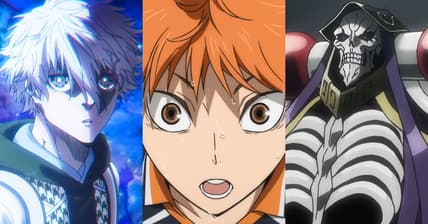 Nagi (Nobunaga Shimazaki) confirms ball is life in Blue Lock: Episode Nagi (2024), 8 bit / Shoyo (Ayumu Murase) readies himself for the next play in Haikyu!! Movie: Battle of the Garbage Dump (2024), Production I.G. / Momonga (Satoshi Hino) reigns supreme in Overlord: The Sacred Kingdom (2024), Madhouse