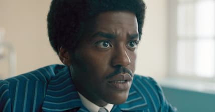 The Doctor (Ncuti Gatwa) learns that The Beatles are in trouble in Doctor Who Series 14 Episode 2 "The Devil's Chord" (2024), BBC