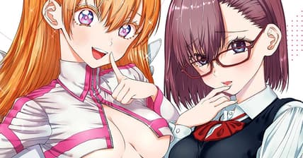 Lilysa Amano shows off her costumed and non-costumed appearances on Yu Hashimoto's color page to 2.5 Dimensional Seduction Chapter 1 "The New Member" (2019), Shueisha