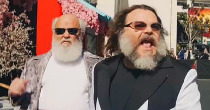 Tenacious D strut their stuff on the red carpet to Kung Fu Panda 4 (2024), Dreamworks