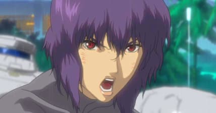 Major Kusanagi (Atsuko Tanaka) undergoes a diagnostics scan in Ghost in the Shell: Stand Alone Complex Episode 21 "Eraser" (2005), Production I.G.