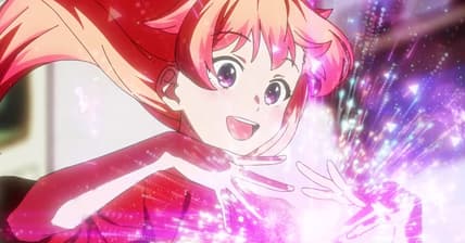 Nico Wakatsuki (Rina Kawaguchi) works her magic in Witch Watch (2025), Bibury Animation Studios
