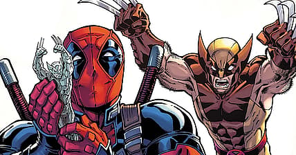 Wolverine exasperated with Deadpool on Todd Nauck variant to Crazy Vol. 3 #1 (2019), Marvel