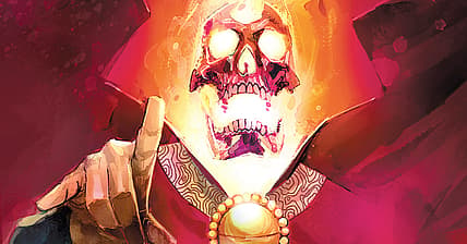 Spirit of Vengeance overtakes Doctor Strange on cover to Doctor Strange: Damnation Vol. 1 #3