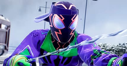 Miles dons new DLC costume developed with Gameheads community in Marvel's Spider-Man 2, Insomniac