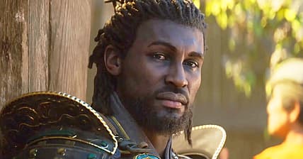 Yasuke awaits delivery of a message from Naoe in Assassin's Creed Shadows (2024), Ubisoft