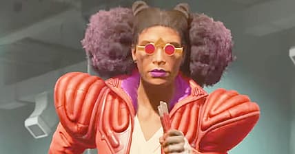 Bazz (Mila Jam) charges into the fight in Concord (2024), Firewalk Studios