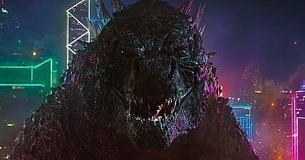 Godzilla searches for Kong in Godzilla vs. Kong (2021), Legendary Pictures