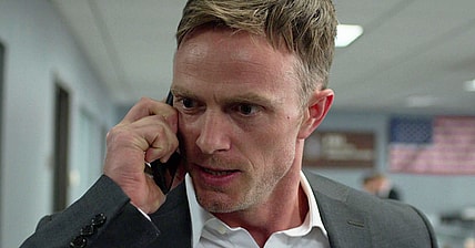 Benjamin Pondexter (Wilson Bethel) receives what will turn out to be his final marching orders from Wilson Fisk (Vincent D'Onofrio) in Daredevil Season 3 Episode 13 “A New Napkin” (2018), Marvel Entertainment