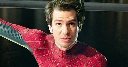 Peter Parker (Andrew Garfield) gets some life advice from Peter Parker (Tobey Maguire) in Spider-Man: No Way Home (2021), Marvel Entertainment