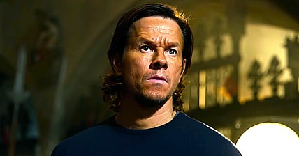 Cade Yeager (Mark Wahlberg) learns about the chosen Knight in Transformers: The Last Knight (2017), Paramount Pictures