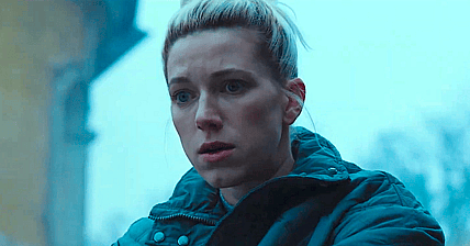 Andrea Mohylová as detective Emma Trochinowska in Restore Point (2023), XYZ Films