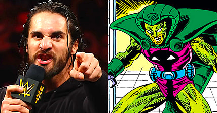20 Greatest Seth “Freakin” Rollins moments: WWE Top 10 special edition, Nov. 10, 2022 via WWE, YouTube / Captain America Vol.1 Issue #367 "Magnetic Repulsion" (1968), Marvel Comics. Words by Mark Gruenwald. Art by Kieron Dwyer, Danny Bulanadi, and Steve Buccellato.