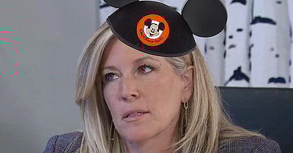 Carly (Laura Wright) has a tough talk with Ava (Maura West) in General Hospital, February 13th, 2024 (2024), ABC