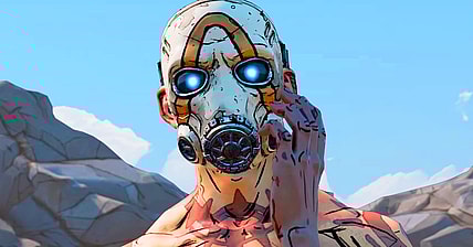 A Psycho (Raison Varner) takes in the scenery in Borderlands 3 (2019), Gearbox Software