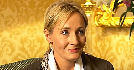 JK Rowling interview: 'I bought my wedding dress in disguise' via The Guardian, YouTube