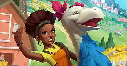 A farmer takes her mount for a ride in Farm Folks (TBA), Crytivo