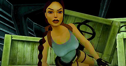 Lara Croft (Judith Gibbins) recovers from a careless fall in Tomb Raider I-III Remastered (2024), Aspyr