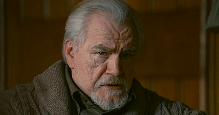 Logan (Brian Cox) calls his son Kendall (Jeremy Strong) to talk about the accident in Succession Season 1 Episode 10 "Nobody Is Ever Missing" (2018), HBO