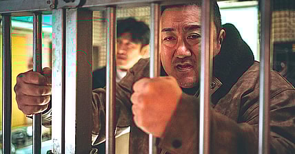 Don Lee as Detective Ma Seok-do in the South Korean action crime film The Roundup: Punishment. Image property of Capelight Pictures and Blue Fox Entertainment.