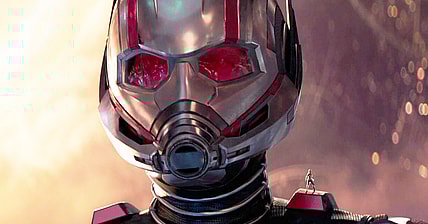 Scott Lang (Paul Rudd) and Hope Van Dyne (Evangeline Lilly) stand ready to confront Kang the Conqueror (Jonathan Majors) in Ant-Man and the Wasp: Quantumania (2023), Marvel Entertainment