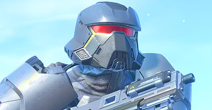 A Helldiver rushes into battle sporting his new Polar Patriot armor in Helldivers 2 (2024), Arrowhead Studio Games