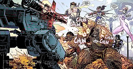 Free Agents against a robot