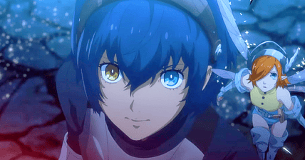 Will (Natsuki Hanae) and Gallica (Sumire Morohoshi) find themselves confronted with a mysterious presence in Metaphor: ReFantazio (2024), Atlus